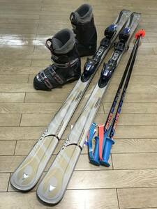 ☆★☆ＧＷクリアランスセール！Ｎ285メンズカービング4点セット板　ATOMIC IZOR 159ｃｍ/ 靴GENFACTORY26-26.5ｃｍ/ POLE新品115ｃｍ