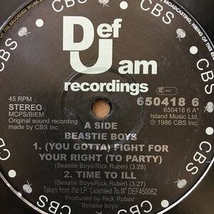 12’ Beastie Boys-You gotta fight for your right(To party)