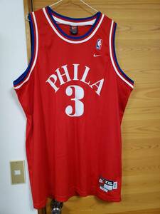 NIKE ALLEN IVERSON Swingman Philadelphia 76ers Jersey Size (2XL) / アレン アイバーソン 