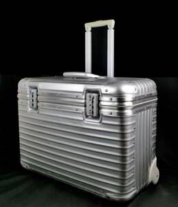 RIMOWA・リモワ 985.78『TOPAS』パイロット・スーツケーストロリー 廃盤 2輪（XL）46L（激レア特殊仕様）　 936870