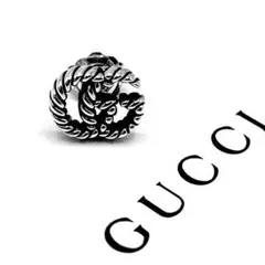 【超美品】GUCCI ピアス　マーモント　ダブルG インターロッキング　925