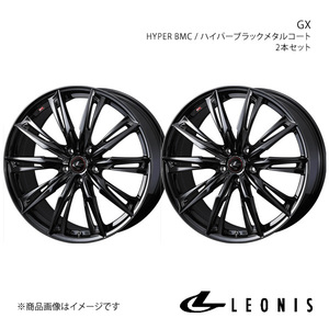 LEONIS/GX ムラーノ Z50 アルミホイール2本セット【18×8.0J 5-114.3 INSET42 HYPER BMC】0040960×2