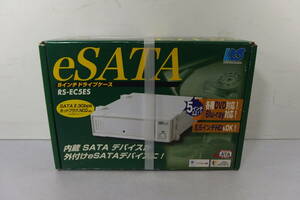 ◆新品未開封 RATOC/RS(ラトックシステム) eSATA 5インチドライブケース RS-EC5ES ドライブBOX/ドライブボックス/HDD/Blu-ray(BD)/DVD