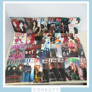 SHOXX ショックス 1992年?2001年 (不揃い) 36冊セット X JAPAN/hide/黒夢/LUNA SEA/ 音楽雑誌 ロック【DM【S3