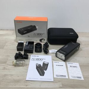 ②Godox ゴドックス AD200 Pro ポケットフラッシュ ストロボ カメラ周辺機器[C2817]