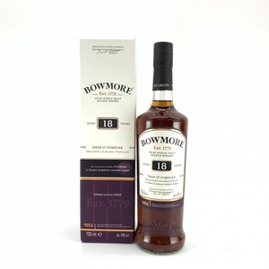 BOWMORE ボウモア ディープ＆コンプレックス 18年 700ml 43% アイラ シングルモルト スコッチウイスキー DEEP&COMPLEX 管理YI32712