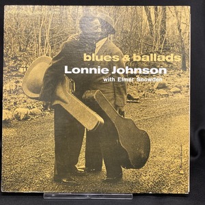 LONNIE JOHNSON / BLUES & BALLADS (US-ORIGINAL/MONO,青銀DGラベル初版,RVG刻印)