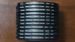 [62mm] Kenko PRO1D PROTECTOR(W) 保護フィルター 外観悪い 480円/枚