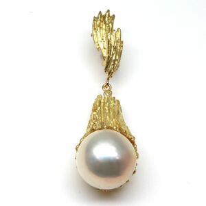 TASAKI(田崎真珠)◆K18 マベパールペンダントトップ◆A 約6.7g パール pearl pendant necklace jewelry ジュエリー ED1/ED1