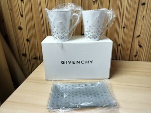 未使用　GIVENCHY　ジバンシー　マグカップ　トレイ　セット