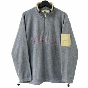 ■激レア■90s TOMMY HILFIGER ハーフジップ フリース ジャケット M XL相当 トミーヒルフィガー ビンテージ