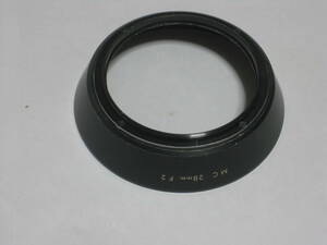 MINOLTA Metal Lens Hood MC 28mm F2 ミノルタ　メタル　レンズフード