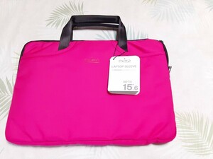 PURO LAPTOP SLEEVE for Notebook up to 15.6 　ピンク　ノートブックケース　ノートパソコンバック　保護スリーブバック　新品