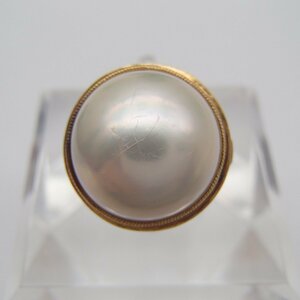 ◎マベパール パール 指輪 / K18 750 約5.9g / 真珠 アクセサリー リング◎SA
