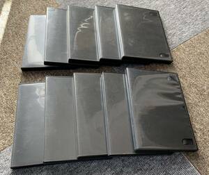 DVD トールケース　10枚　黒