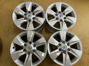 トヨタランドクルーザープラド純正ホイール　17×7.5J　6H139+25　美品