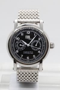 【FHB】classic QUARTZ F-805 ALL STAINLESS STEEL Felix Huber Basel Swiss 中古品時計 電池交換済み 23.10.3