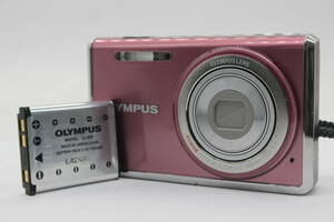 【返品保証】 オリンパス Olympus FE-4030 ピンク 4x Wide バッテリー付き コンパクトデジタルカメラ s8796