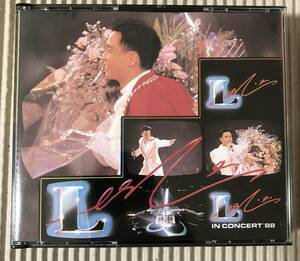 張國榮「張國榮演唱會’88」2枚組ライブCD 中古CD 1988年香港盤 Leslie Cheung 張国栄 レスリー・チャン