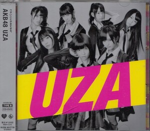 即決１【AKB48/CD+DVD「UZA」Type-B】●帯付/ 良品
