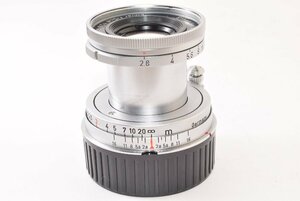 ★美品★ LEICA ライカ Leitz Elmar 5cm 50mm F2.8 Mマウント 沈胴 2403055