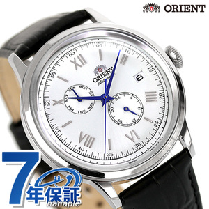オリエント クラシック オリエントバンビーノ 自動巻き 腕時計 革ベルト ORIENT RN-AK0701S シルバー ブラック