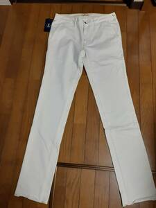 新品未使用 JAPAN BLUE JEANS 桃太郎ジーンズ MOMOTARO JEANS LOT J001LU01 岐阜のインレイ編み ホワイト Lサイズ 岡山 児島 MADE IN JAPAN