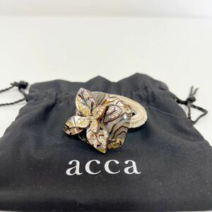 acca アッカ ヘアゴム フラワー マーブル 中古