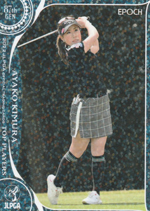 【木村彩子】 2022 Epoch JLPGA TOP PLAYERS 箔色違いパラレル 女子プロゴルフ