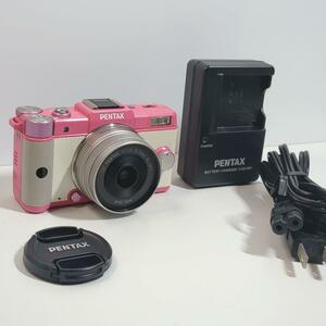 1円スタート RICOH PENTAX Q LOEWE MAGENTA PINK リコー ペンタックス ロエベ コラボ マゼンタ ピンク デジタルカメラ DIGITAL CAMERA