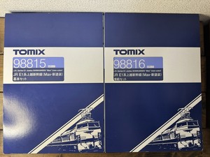 TOMIX JR E1系上越新幹線(Max・新塗装) 基本・増結セット 98815 ＋ 98816