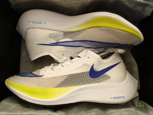 NIKE ZOOMX VAPORFLY NEXT% ナイキ ズーム ヴェイパーフライ ネクスト% AO4568 103 WHITE/RACER BLUE-CYBER-BLACK 未使用品 27.0 cm US9.0