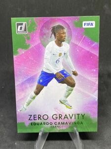 Eduardo Camavinga 2022-23 Donruss FIFA Soccer Zero Gravity Green SP Card #8 海外 即決