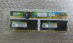 ◎新品 SP シリコンパワー SP064GBSFU320F22 DDR4-3200 32GB×2 合計:64GB