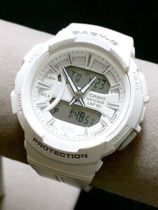 3Q売切！税無し☆CASIO(カシオ)★腕時計★Baby-G★5510 BGA-240BC★ベビージー★ホワイト★現状★現品限り★0423-4