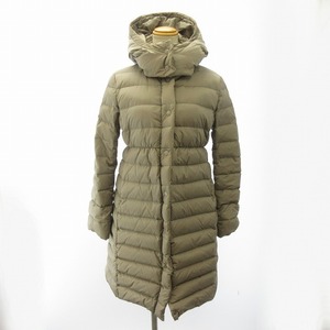 モンクレール MONCLER 12年 ADOXA ダウンコート ジャケット 49925 フード着脱可 ベージュ 0 約XS レディース