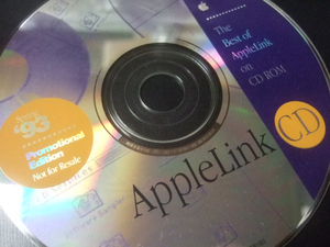 「AppleLink CD」CD-ROM。