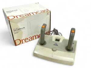 5T2★SEGA/セガ★ DC ドリームキャスト ツインスティック（HKT-7500）ビジュアルメモリ付き Dreamcast 動作未確認