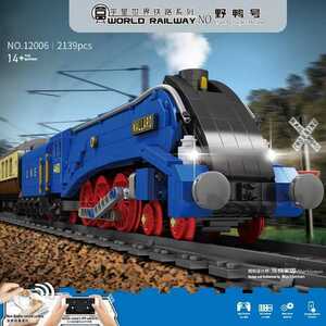蒸気が出る！ 最安値[新作] LEGO互換 テクニック NRM ライナー 4-6-2 マラード A4クラス蒸気機関車 アトマイザー・モーター付 2139ピース