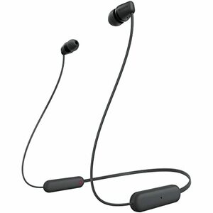 ソニー ワイヤレスイヤホン WI-C100:Bluetooth対応/25時間スタミナ/IPX4防滴/DSEE搭載 ブラッ・・・