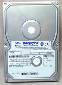 Maxtor 15.3GB 3.5インチIDE接続HDD 91531U3 送料230円 中古 ハードディスク ATA EIDE E-IDE P-ATA 9821 VALUESTAR 青札