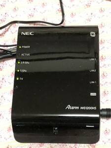 NEC WiFiルーター Aterm WG1200HS 動作可　中古品