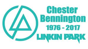 【全16色】リンキン・パーク/Linkin Park/チェスター・ベニントン/Chester Bennington car sticker/カー ステッカー/車用シール/ターコイズ