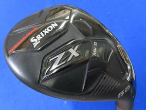 【中古】ダンロップ　2023 SRIXON（スリクソン）MK-II ハイブリッド/ユーティリティ ＃5（25°）【S】Diamana ZX-II for HYBRID ★HCあり