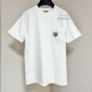 DIOR ディオール 美品 良品 DIOR AND SHAWN ディオールアンドショーン Tシャツ カットソー 半袖 ロゴ Bee 刺繍 コラボ 033j644a0554 XS