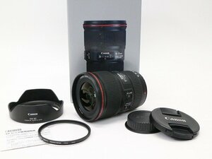 ●○【美品・元箱付】Canon EF 16-35mm F4 L IS USM カメラレンズ 広角 ズーム EFマウント キャノン○●020226004m○●