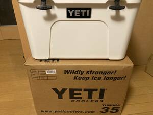 YETI タンドラ35 クーラーボックス アメリカ製 未使用品 白 Made in USA イエティクーラーズ