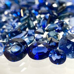 ［天然サファイアおまとめ］ A 20ct 裸石 宝石 コランダム corundum jewelry ジュエリー sapphire 蒼玉 DD5 ③S