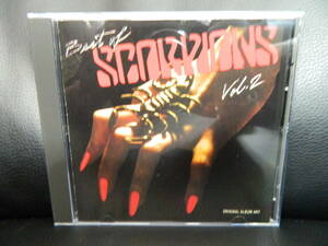 (39)　 SCORPIONS　　/　 BEST OF SCORPIONS VOL.Ⅱ　　　輸入盤　 　 ジャケ爪痕あり、経年の汚れあり