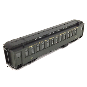 PRECISION SCALE Co D＆RGW COACH PAINTED GREEN 319 PSC 17525-1 鉄道模型 ON3 Oゲージ QG043-82